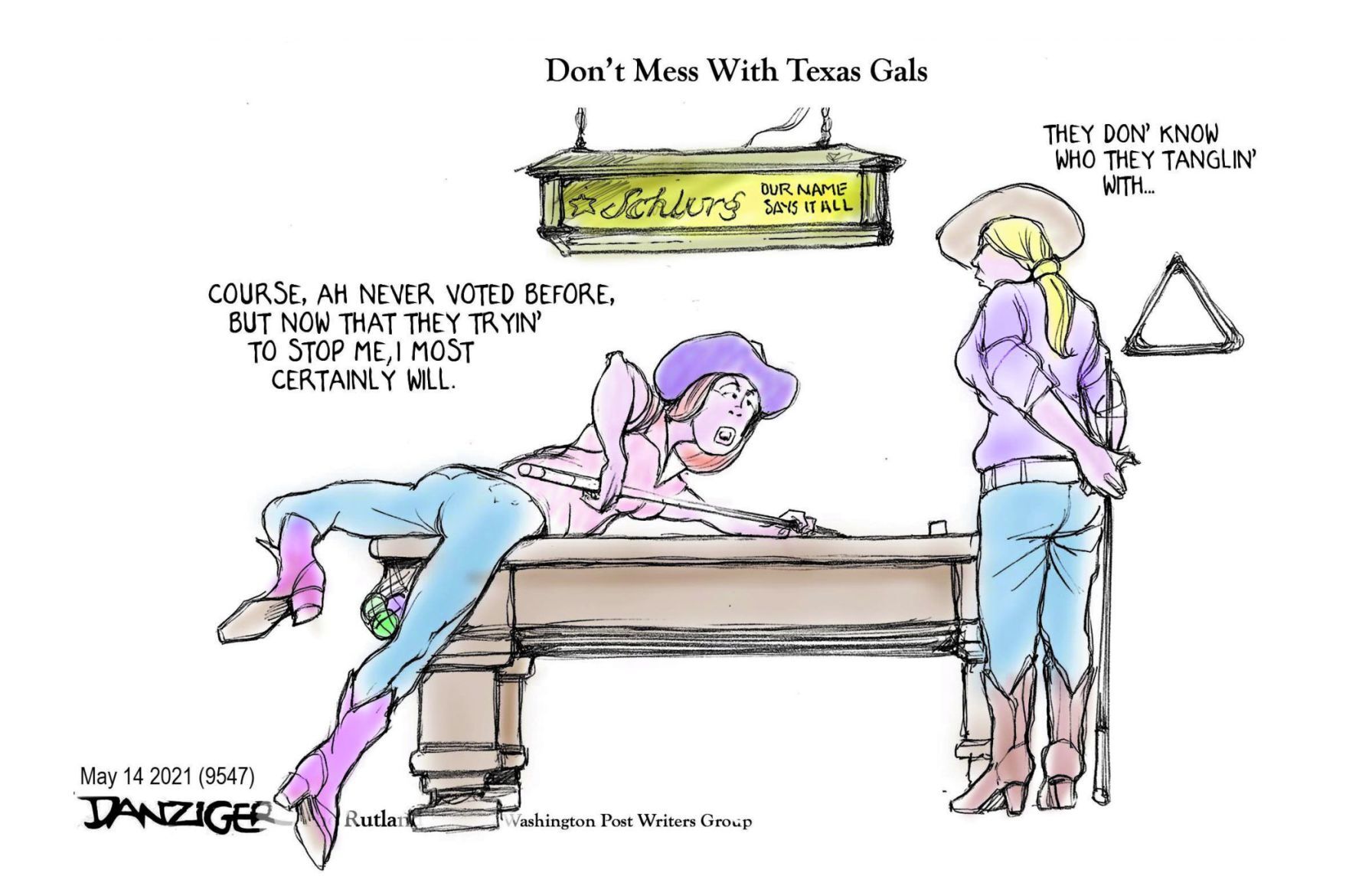 Jeff Danziger cartoon